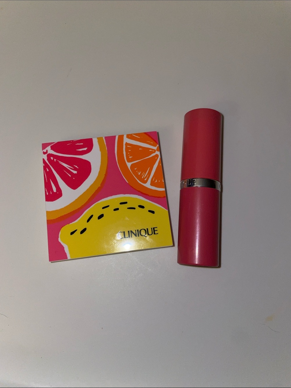 Clinique compact and lipstick